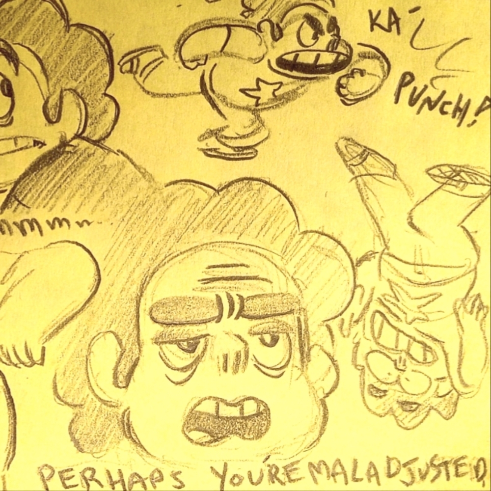 SU "Shut Up Steven" Warm Up Drawings by Raven Molisee